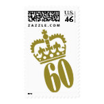60th Birthday - Number – Sixty Stamps
