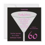 60th Birthday Party Invitation -- 60th Toast