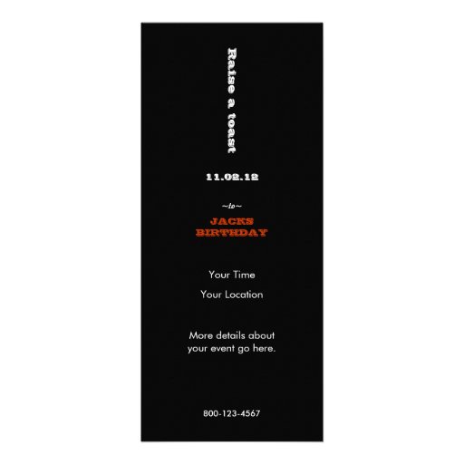 60th Birthday Party Invitation Aged to Perfection