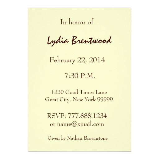 60th Birthday Party Invitation Large Gold Rose