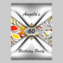 60th birthday party Invitation sixty invitations