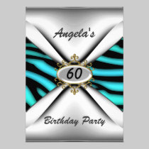 60th birthday party Invitation sixty invitations