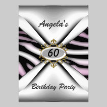 60th birthday party Invitation sixty invitations