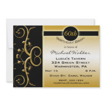 60th Birthday Party Invitations
