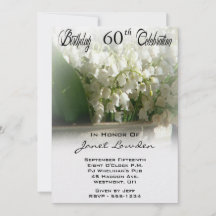 60th Birthday Party Invitations on 60th Birthday Party Invitations