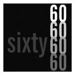 60th Birthday Party Invitations