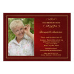 60th Birthday Party Invitations - Add your photo