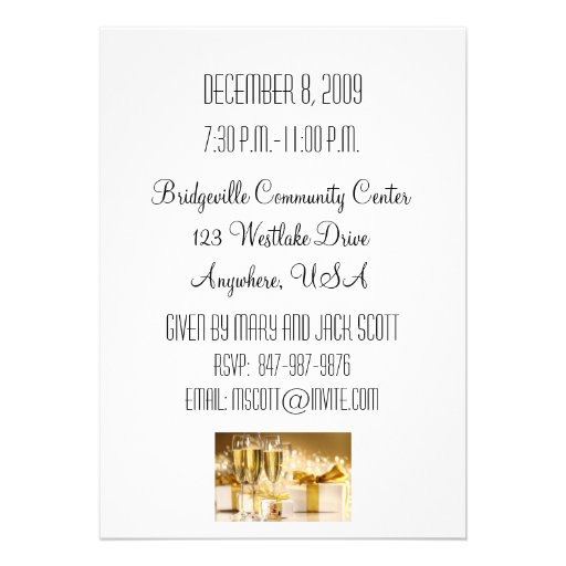 60th Birthday Party Personalized Invitation