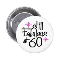 60th Birthday buttons