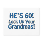 60th Birthday Postcard