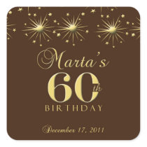 60th Birthday Stickers