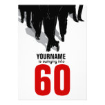 60th Birthday Swingers Rat Pack Party Custom Invitation