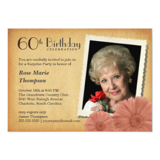 9,000+ 60 Birthday Invitations, 60 Birthday Announcements & Invites