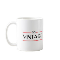 60th Birthday Vintage Gifts Mug