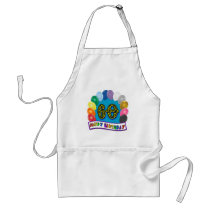60th Happy Birthday Balloons Merchandise Aprons