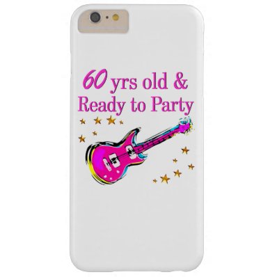 60TH ROCK STAR BARELY THERE iPhone 6 PLUS CASE