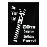60th SURPRISE Birthday Party Invitation Template invitations