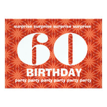 60th Surprise Birthday Warm Hues of Gold Metallic Card