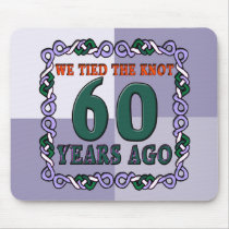 60th Wedding Anniversary Gifts Mousepads