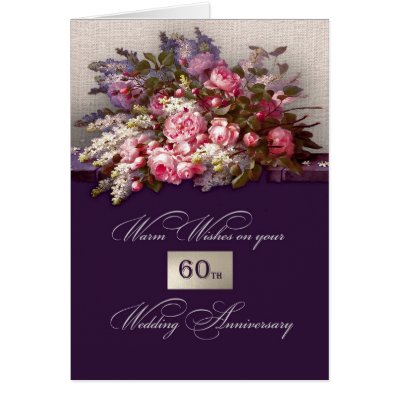 60th Wedding Anniversary Greeting Cards