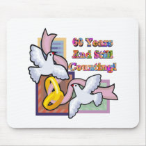 60th wedding anniversary gw mousepads