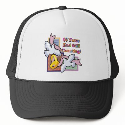 60th wedding anniversary gw trucker hat