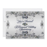 60th Wedding Anniversary Invitation Card