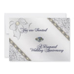 60th Wedding Anniversary Invitation Card