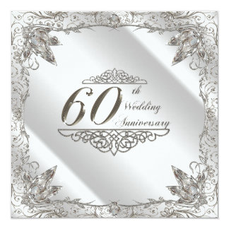 Ideas for 60th wedding anniversary invitations