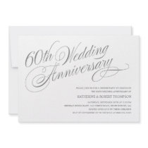 60th Wedding Anniversary Invitations