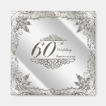 60th Wedding Anniversary Magnet