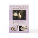 60th Wedding Anniversary, Mom & Dad cards