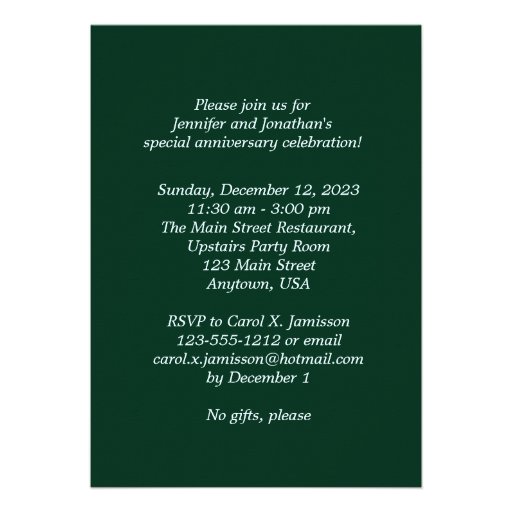 60th Wedding Anniversary Party Invite White Flower