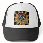 60th wedding anniversary square trucker hat
