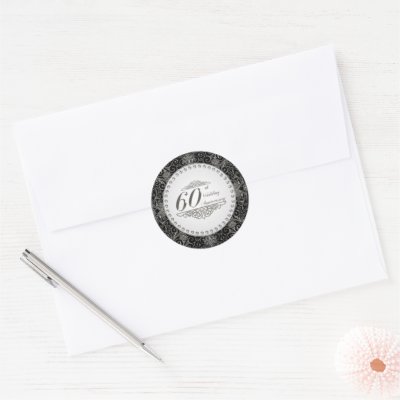60th Wedding Anniversary Sticker