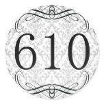 610 Area Code Stickers