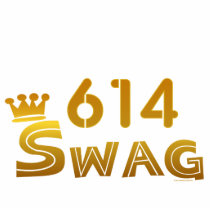 614 Area Code Swag Photo Cutouts