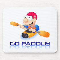 61_go_paddle mousepads by kayakcapers 61_go_paddle mousepads
