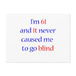 61 never gone blind post cards