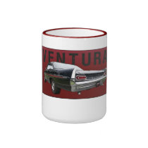 61 Pontiac Ventura Rear View on coffee mug. mugs