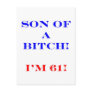 61 Son of a Bitch Postcard