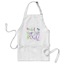 61 Year Olds Rock ! Aprons