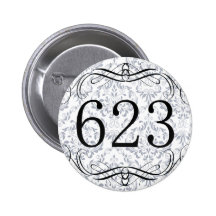 623 Area Code Pinback Buttons