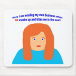62 bites me in the ass mousepad