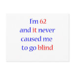 62 never gone blind post cards