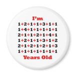 62 Years old Blk Red Magnet