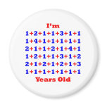 62 Years old! Refrigerator Magnets