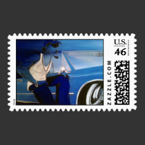 63 chevy - postage stamps