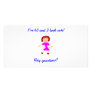63  I'm 63 and I look cute! Customized Photo Card