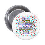 63 Red Dots Old Pin
